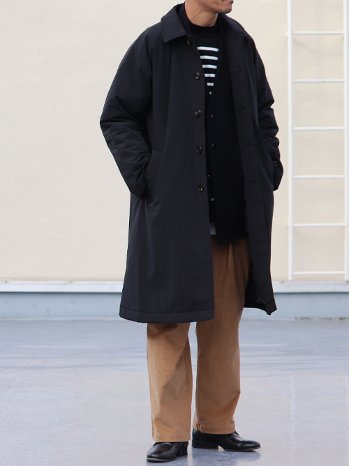 60/40クロス Sorona®Dupont 中綿 ステンカラーコート【送料無料