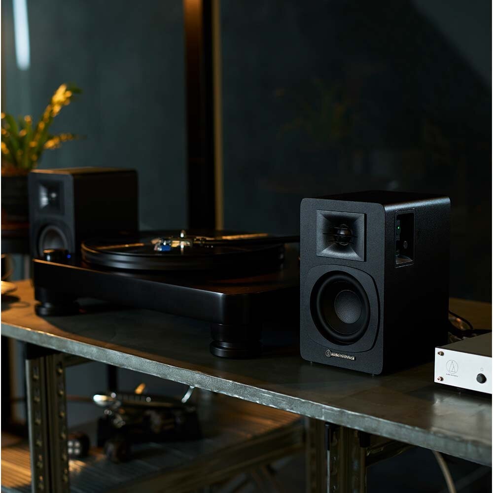 パワードブックシェルフスピーカー AT-SP3X｜スピーカー・ミキサー