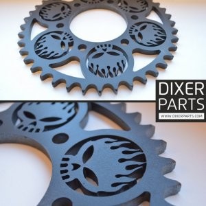 DIXER PARTS製Ninja250R用デザインリアスプロケット｜AxxL