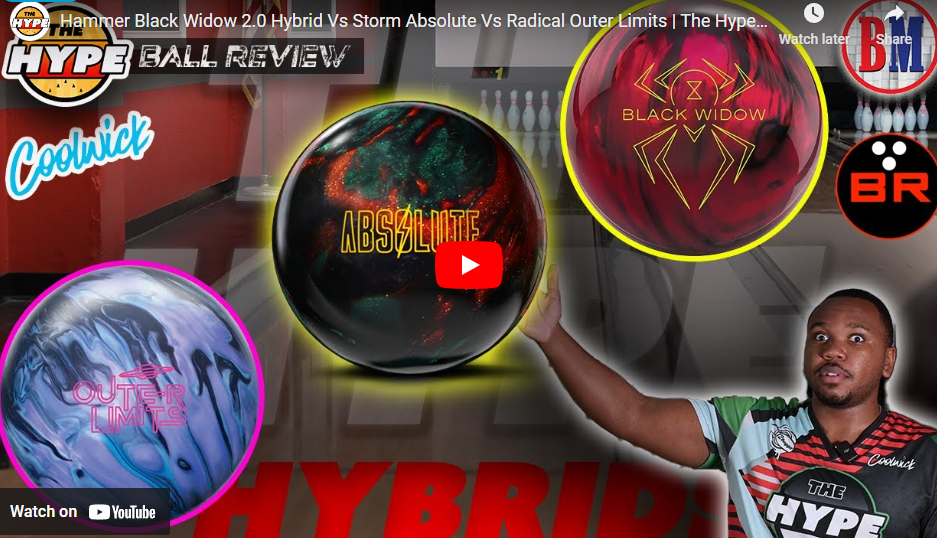 Hammer Black Widow 2.0 Hybrid Vs Storm Absolute Vs Radical Outer