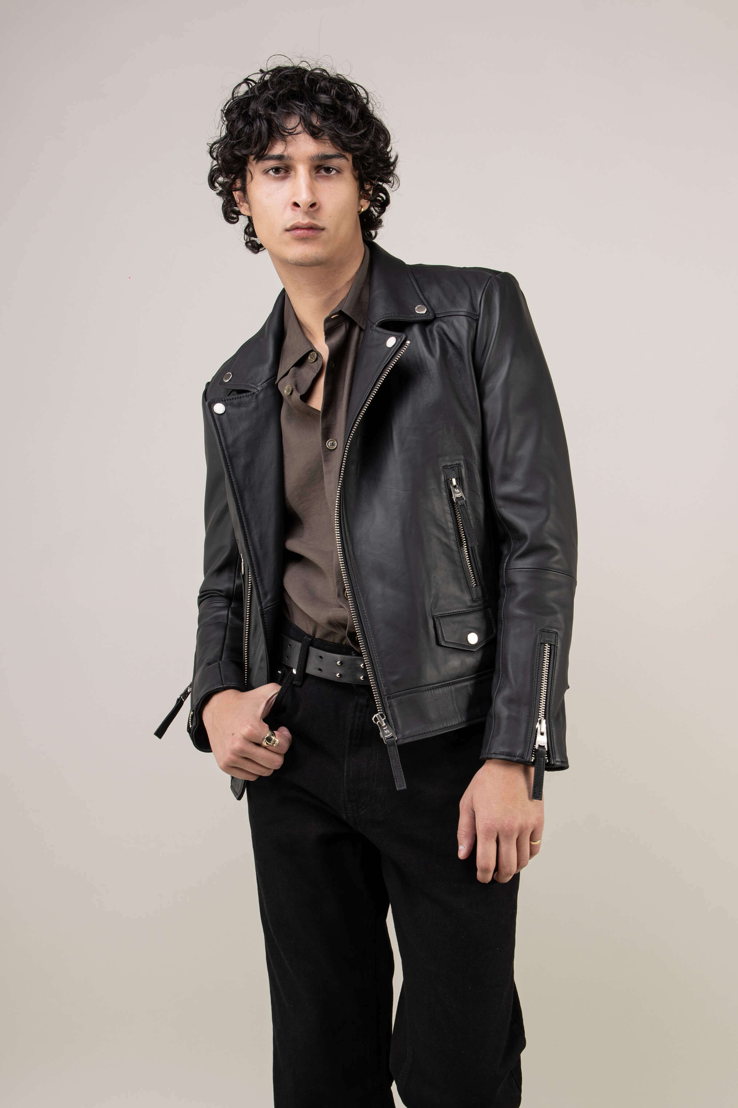 Refined Biker Leather Jacket (Man) – BODA SKINS