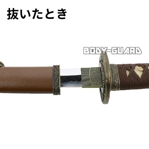 軍刀 陸軍大刀 軍茶柄 木鞘【防犯グッズの販売店ボディーガード 本店】