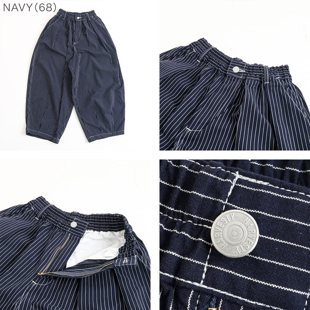 HARVESTY ハーベスティ ペンシル ストライプ サーカスパンツ｜BORN