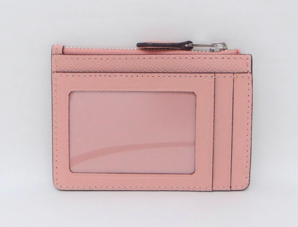 COACH コーチ 57841 レザー キーリング パスケース付コインケース