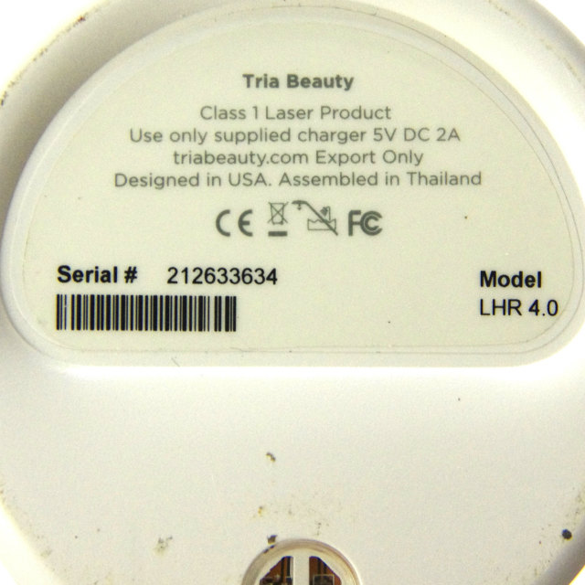 TRIA BEAUTY Model LHR4.0 26650XP LI-ION]TRIA トリア パーソナル