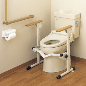 安寿洋式トイレ用フレーム S-はねあげ｜BASE