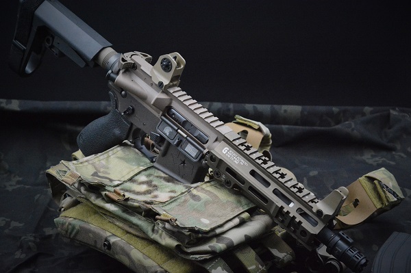 BCSW カスタム AERO TEXAS タイプ AR15 東京マルイM4 MWS ベース ガス