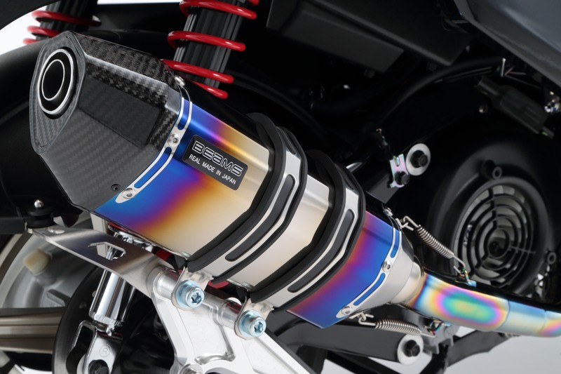 シグナス（SE44J） ２型 BEAMS マフラー 日本製 カラフル BEAMS（ビームス） BEAMS B220-09-000 CYGNUS シグナス X Fi SE44J