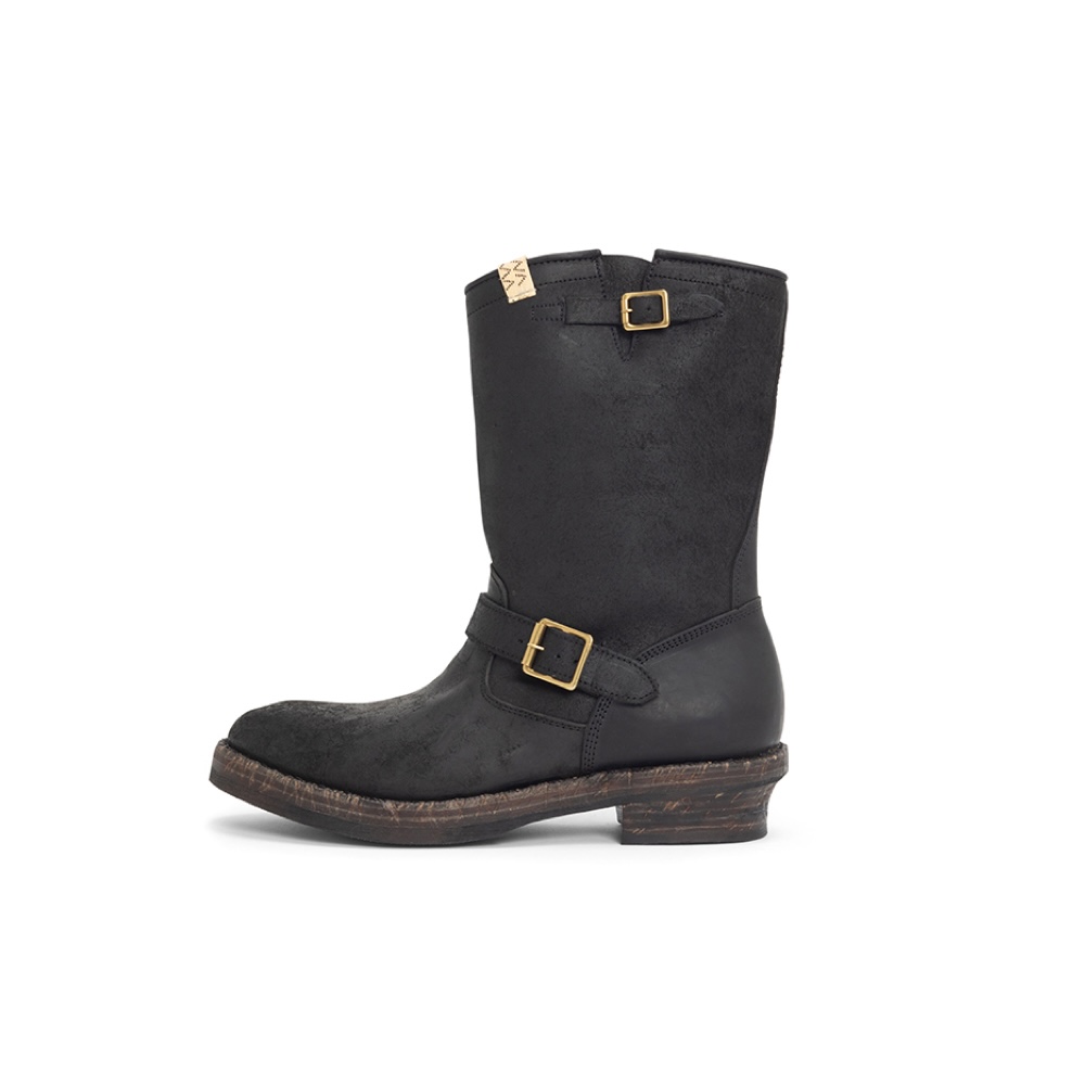 VISVIM / T.W.O. BOOTS-FOLK (Black)