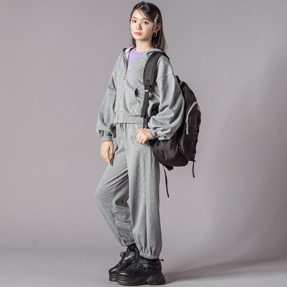 パーカーボトムセット(130~160cm)(130cm グレー): セット【べべモール