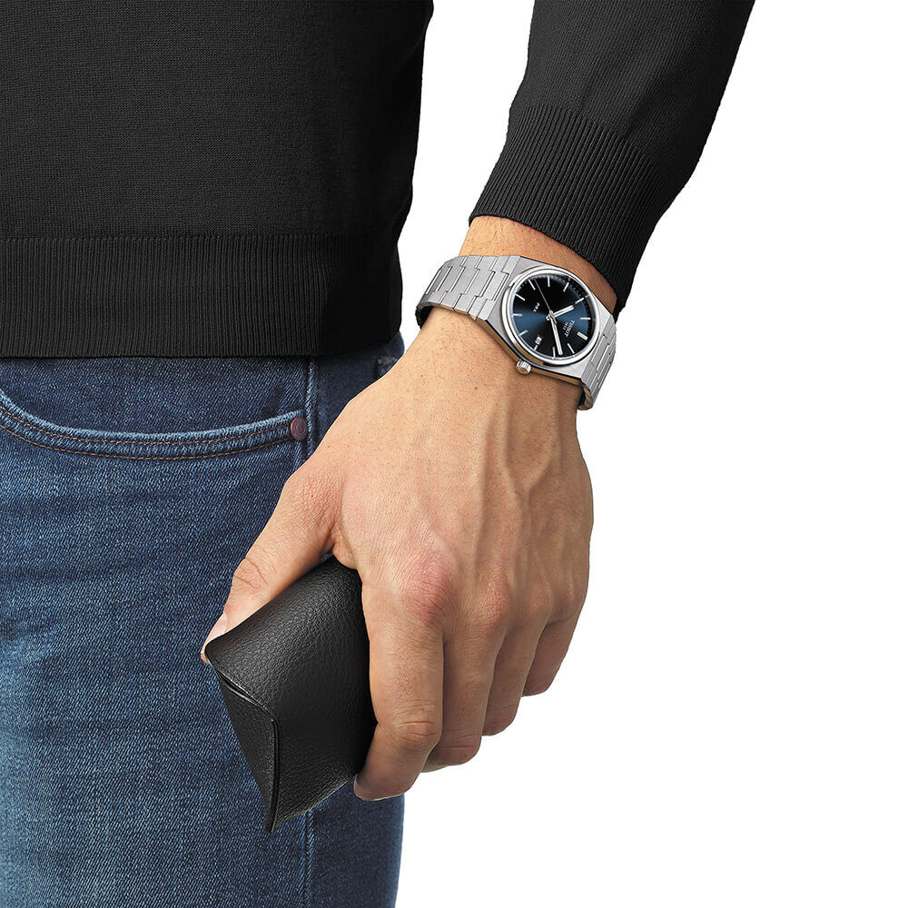 TISSOT PRX Blue Dial Watch, 40mm