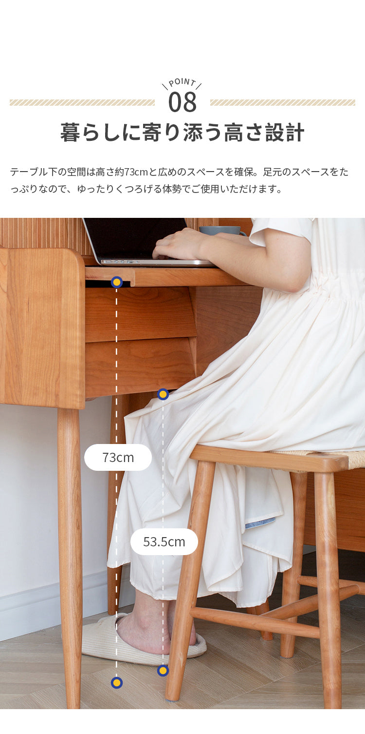 ドレッサー 化粧台 メイク台 卓上ミラー付き 大容量収納 おしゃれydss-877