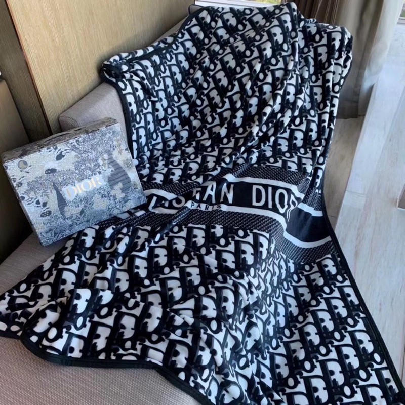 ディオール ファッション毛布 ブランドパロディDiorふわふわ 肌に