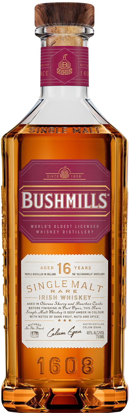Bushmills 16 year old Irish Single Malt | 750 ml Bottle