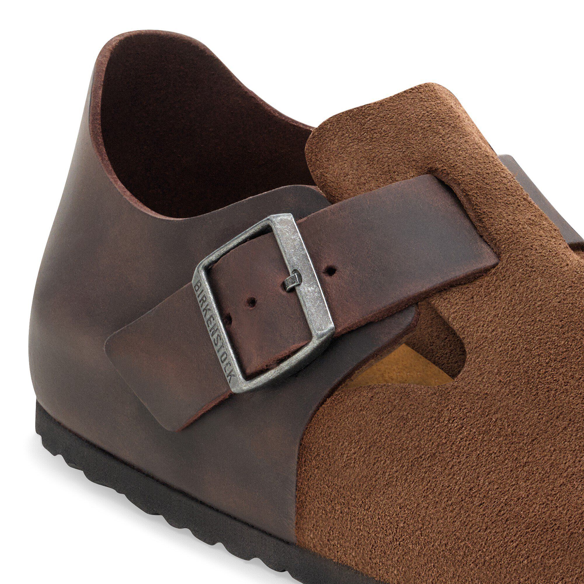London BS Mixed Leather in Color Dark Tea | BIRKENSTOCK Hong Kong