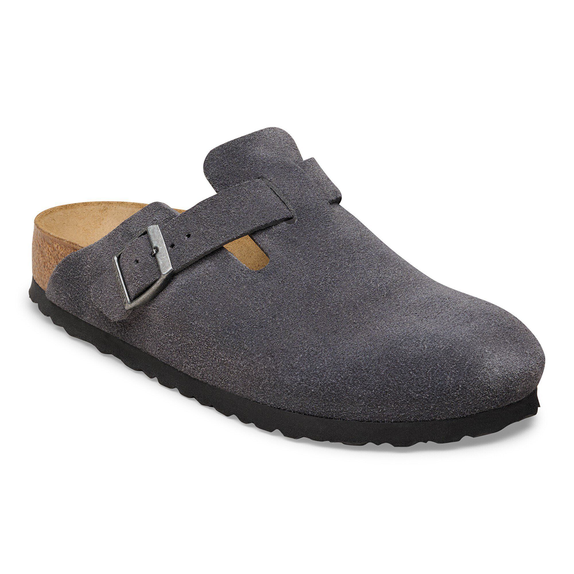 Boston / ボストン」（スエードレザー、チャコール）| BIRKENSTOCK（日本）