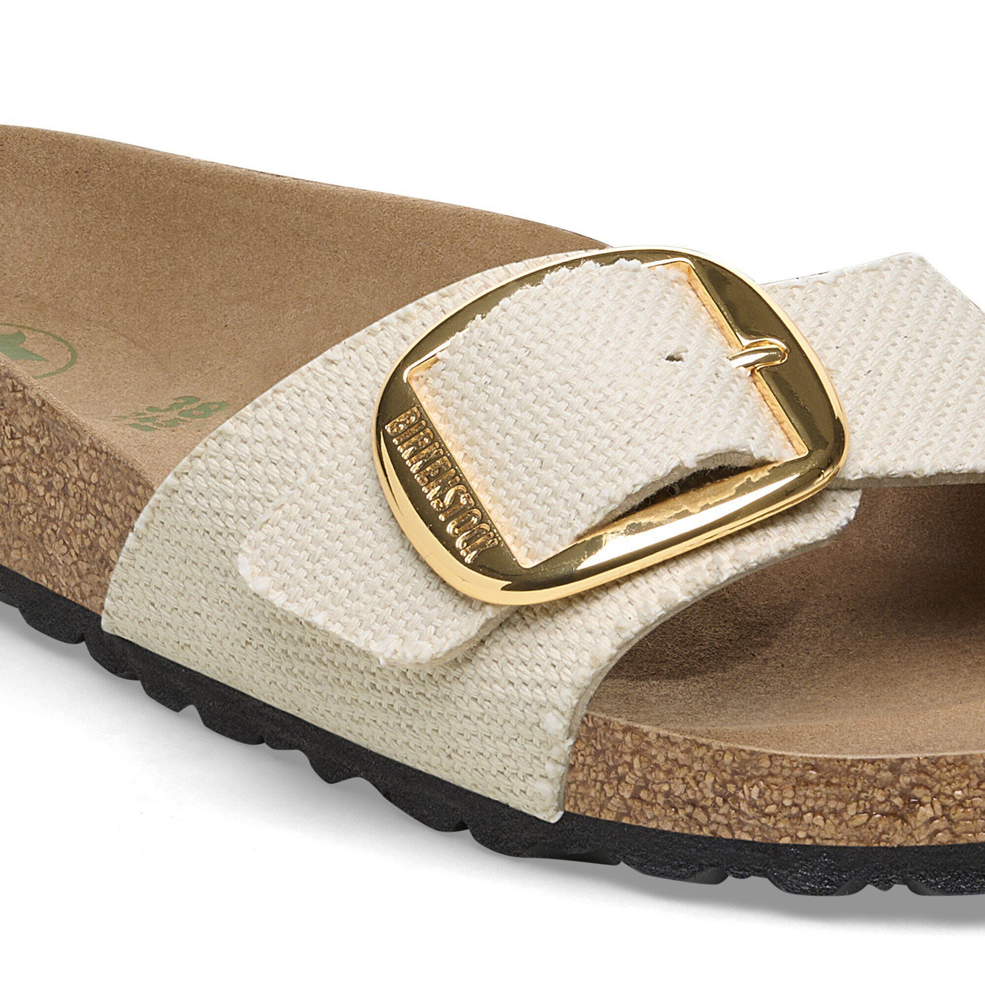Madrid Big Buckle Textile in Color Canvas Eggshell | BIRKENSTOCK US