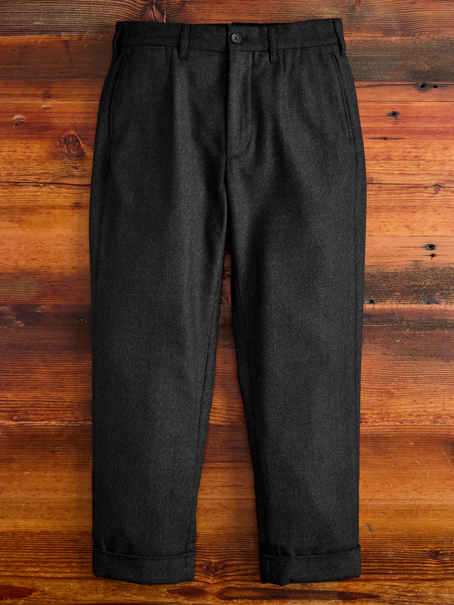Printed Wool Andover Pants in Charcoal – Blue Owl Workshop