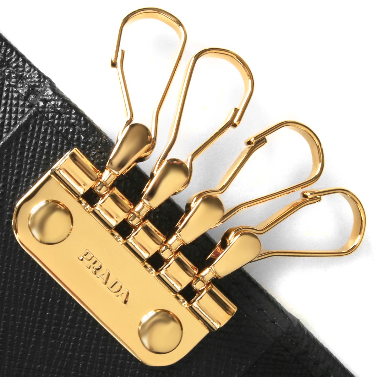 プラダ キーケース レディース サフィアーノ トライアングル 三角ロゴ