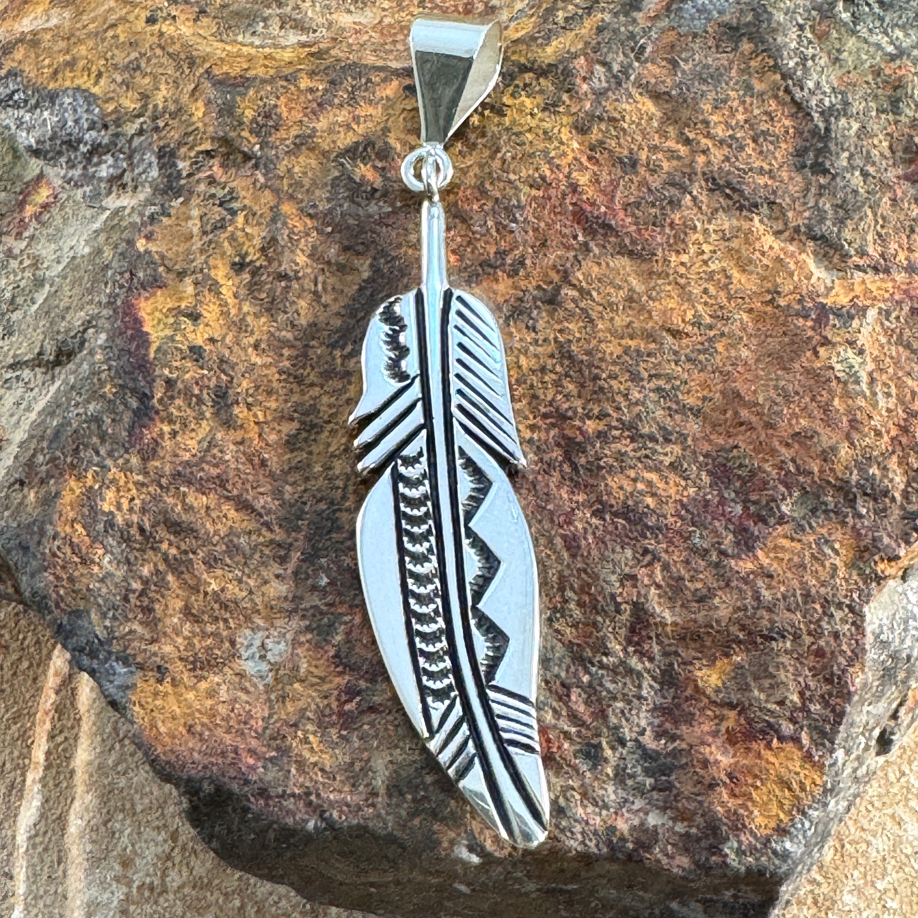 Sterling Silver Pendants by Norman Woody – Black Arrow Native