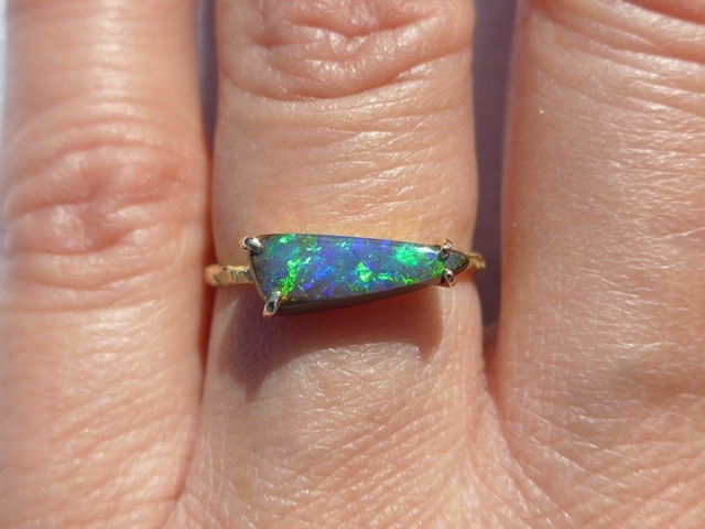 オパールリング｜ボルダーオパール｜オパール