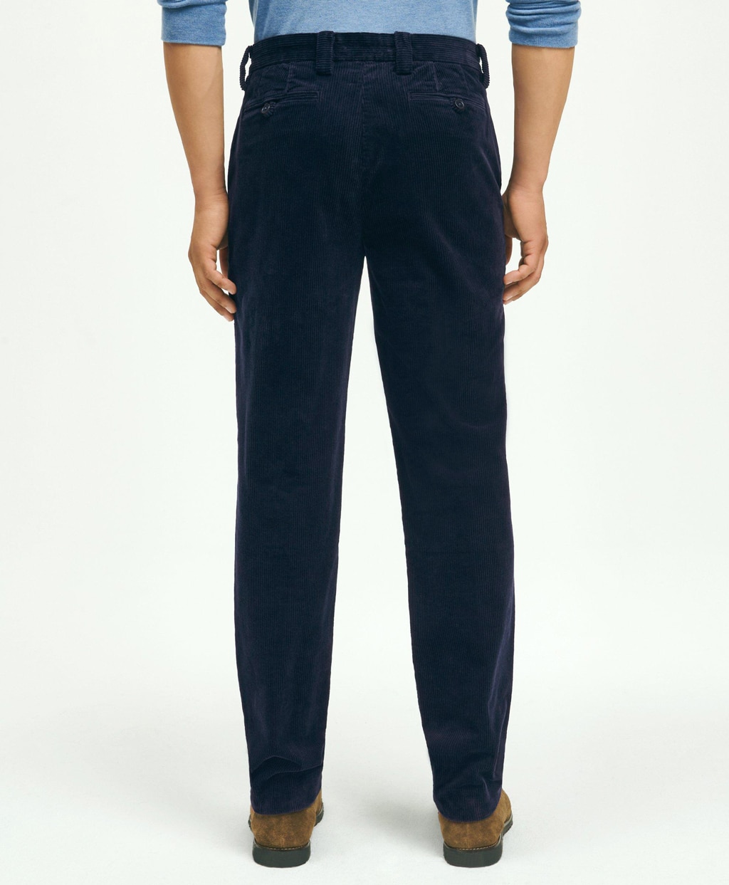 8-Waleコーデュロイ プレーンフロントパンツ SLIM | Brooks Brothers