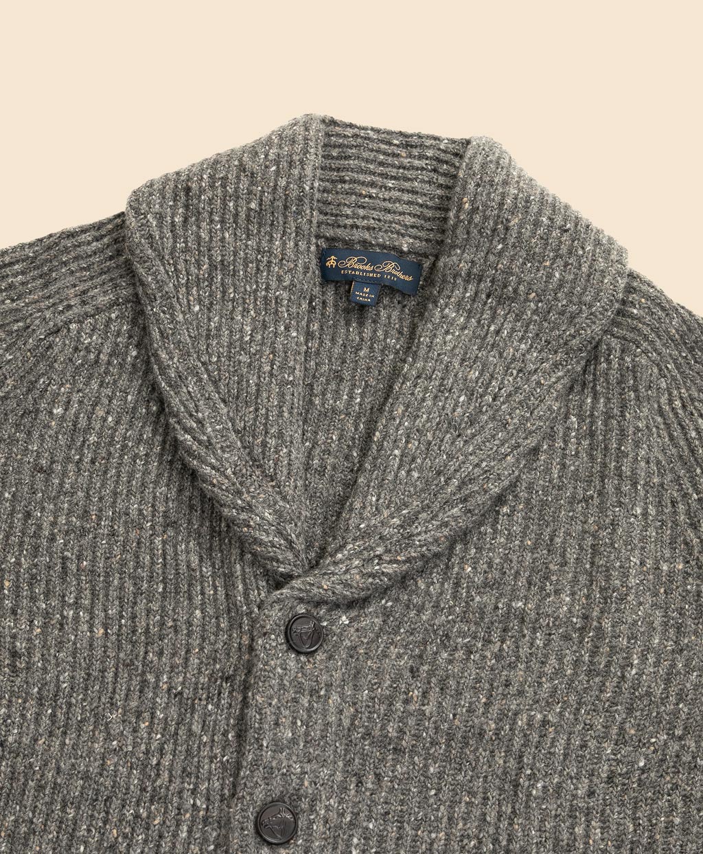 ドネガルウール ショールカラー カーディガン | Brooks Brothers Japan