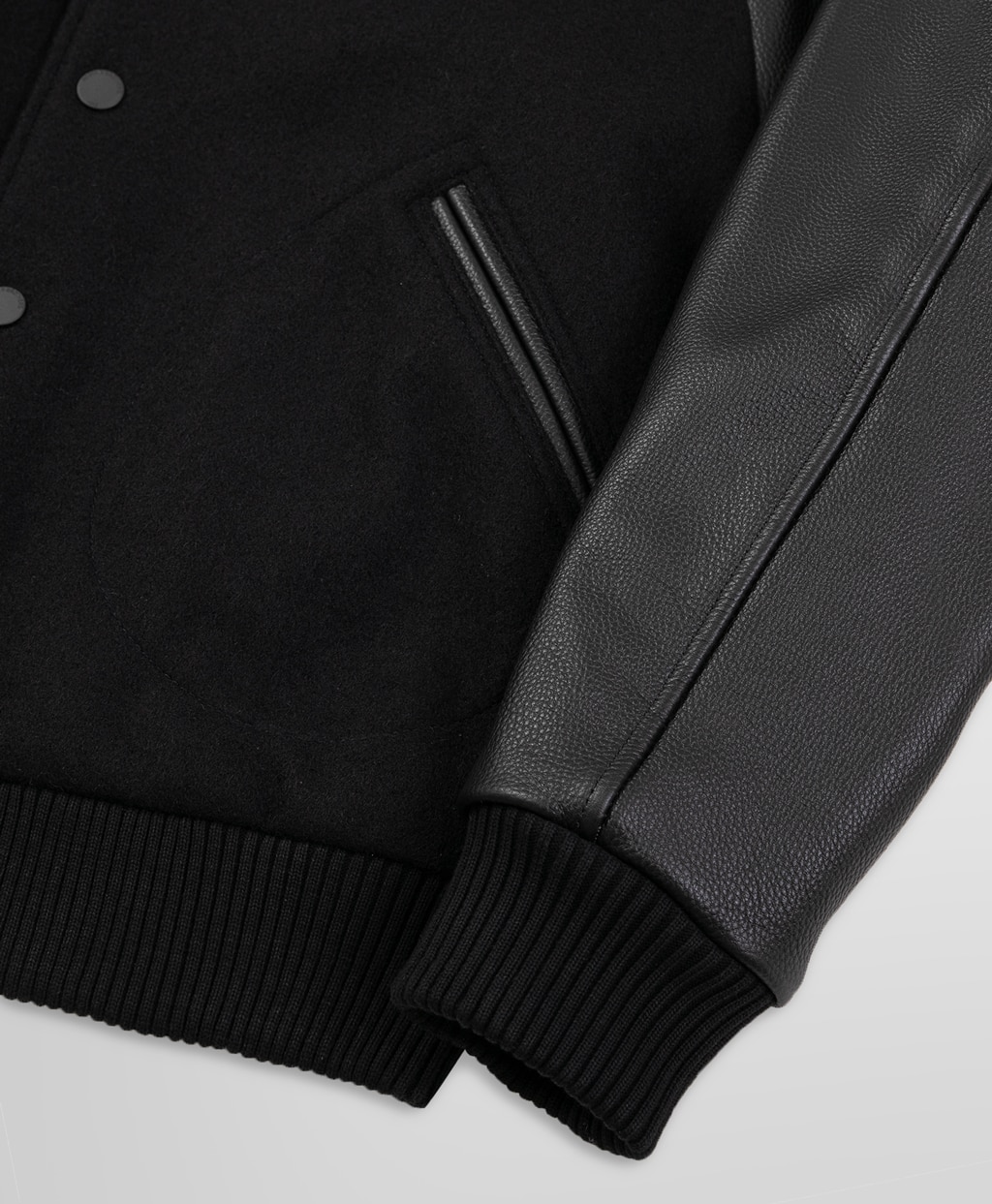 ウール/カウレザー バーシティジャケット | Brooks Brothers Japan