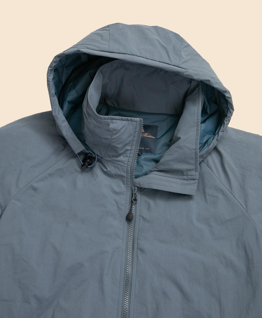 ナイロン フーデッド パッファージャケット | Brooks Brothers Japan