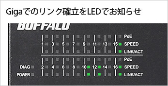BS-GS2016P/HP : スイッチ : Business Switch | バッファロー