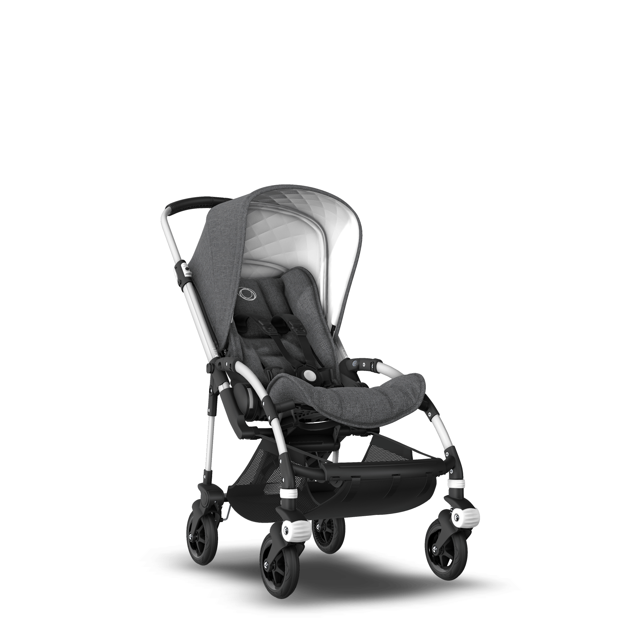 バガブー ビー 5 シートストローラー ブラック sun canopy, ブラック