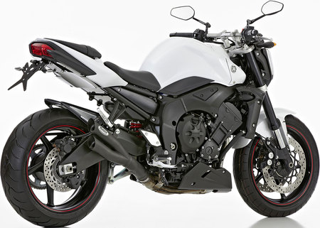 FZ8/FZ8 FAZER用 フリック・ツインサイレンサー スリップオン