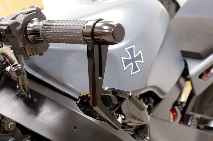 CBR400RR（NC29） ワンダーカインド・バーエンドミラーに交換