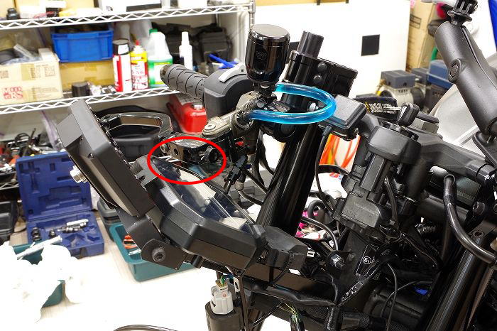 カワサキZX-25R SE（2023） メーターフレームマウント化他