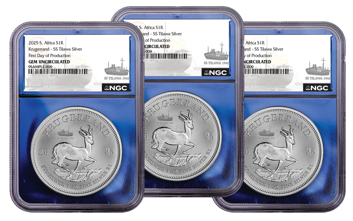 1/10-oz Silver SS Tilawa Shipwreck Grain in Blister | GOVMINT