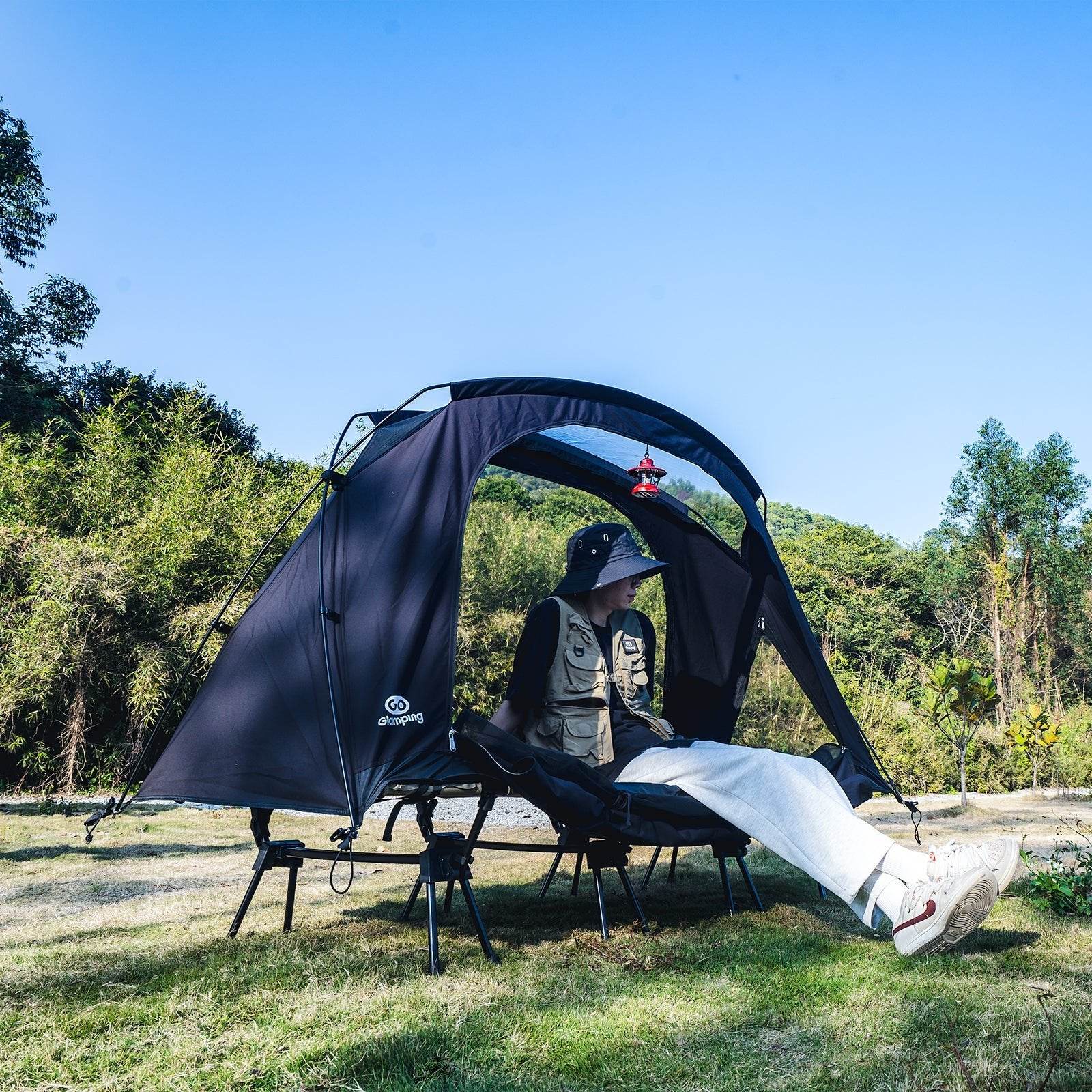 タイムセール中】GOGlamping SKY EYE CT 自立式 コットテント TC