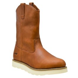 Men's Wedge Pro Leather Wellington Work Boots : Golden Fox USA