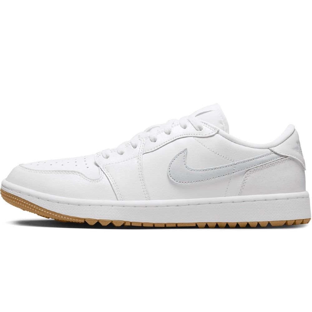 Nike Golf Shoes - Air Jordan 1 Low G - White - Gum SP25