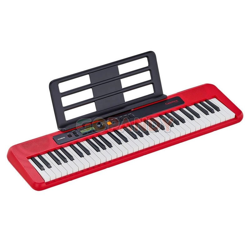 Casio Casiotone CT-S200 61-Key Portable Digital Keyboard – RED