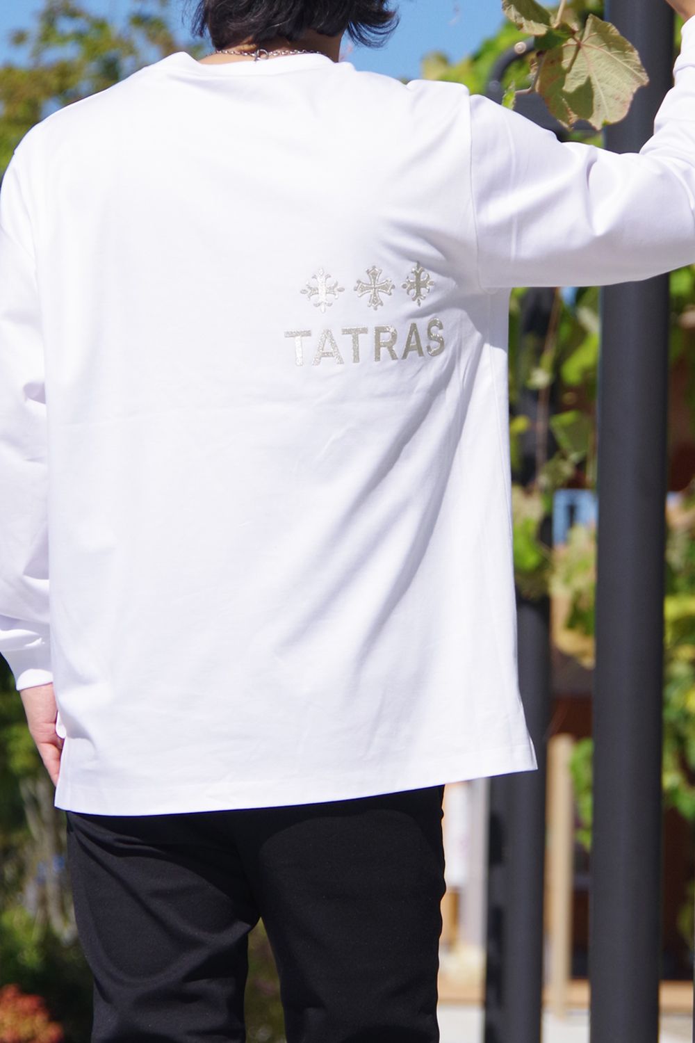 TATRAS - BELECI (ベレチ) / ブランドロゴ刺繍 シルケット クルー