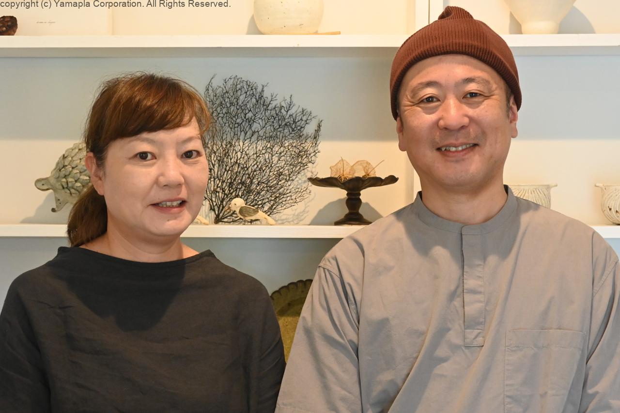 陶芸家村上 直子（むらかみ なおこ）さん・白井 隆仁（しらい りゅうじ