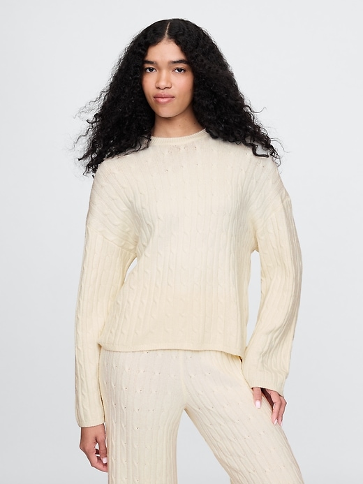 CashSoft Cable-Knit Sweater | Gap