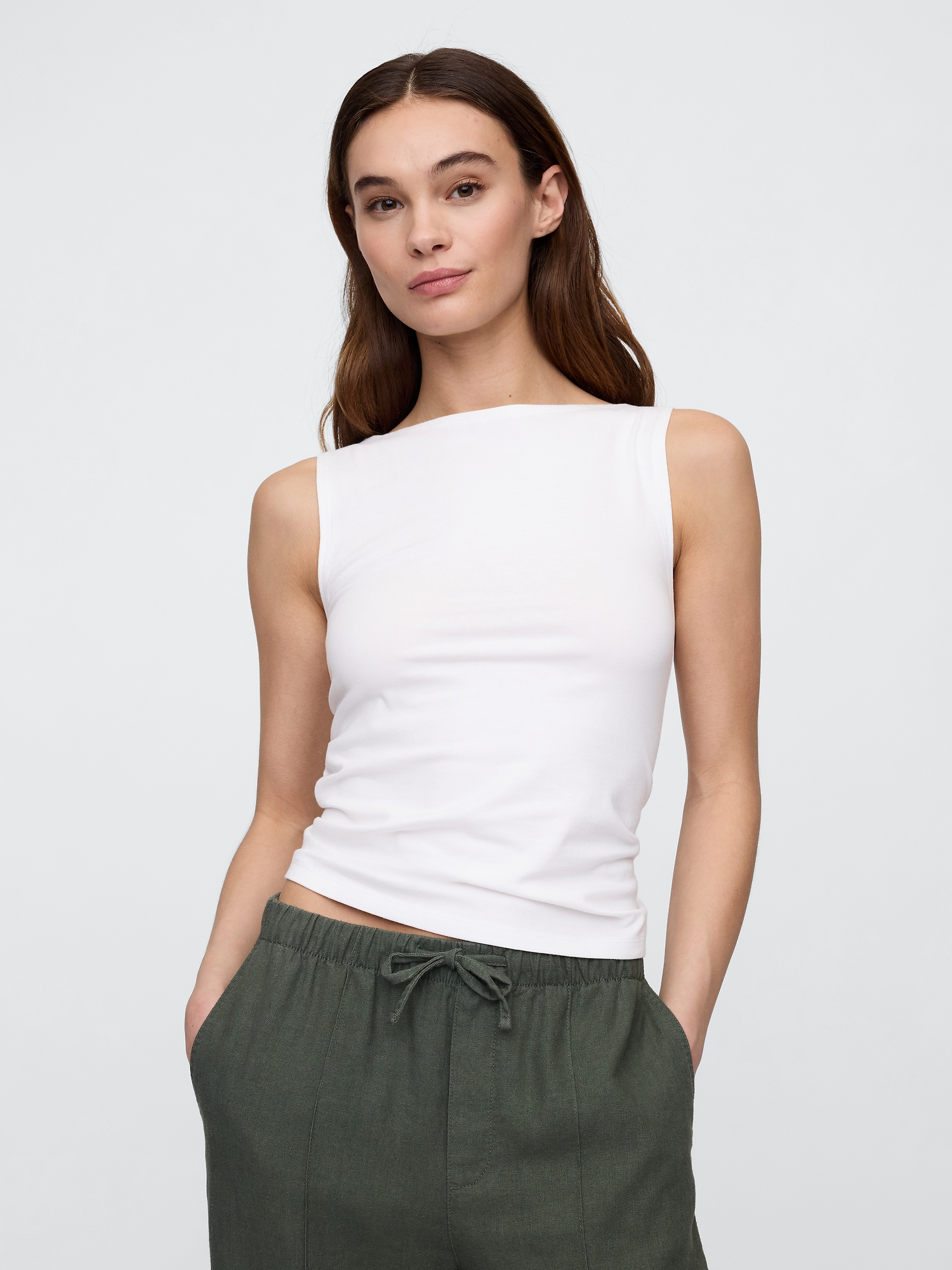 Boatneck Tank Top | Gap Factory