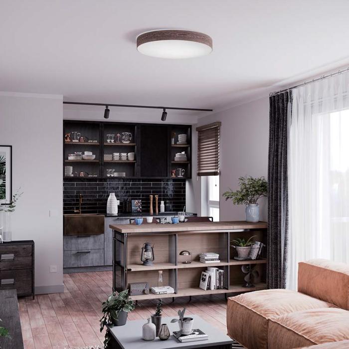 Fit ブラウンアッシュ シーリングライト・リモコン式｜〜8畳｜照明の