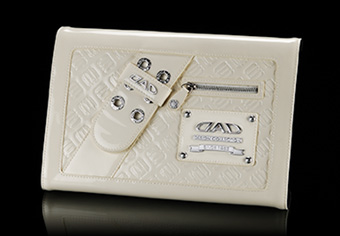 ラグジュアリー サンバイザーカバー タイプ モノグラムレザー エナメル