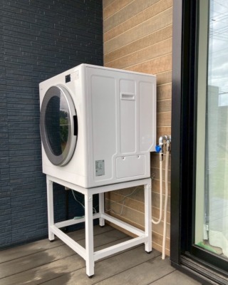 リンナイ｜衣類乾燥機｜乾太くん｜デラックス｜6kg｜（専用置き台