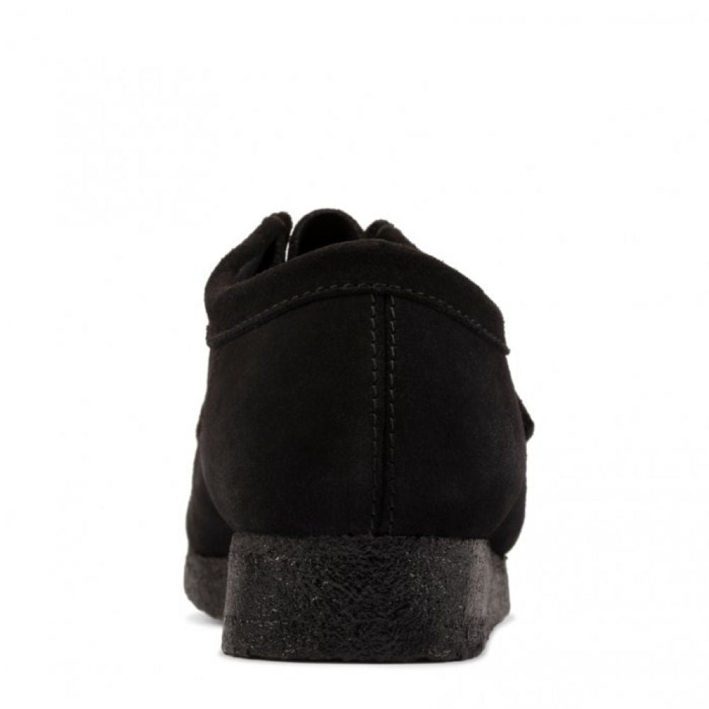 Clarks | Men's Wallabee in Black Suede | Getoutsideshoes.com