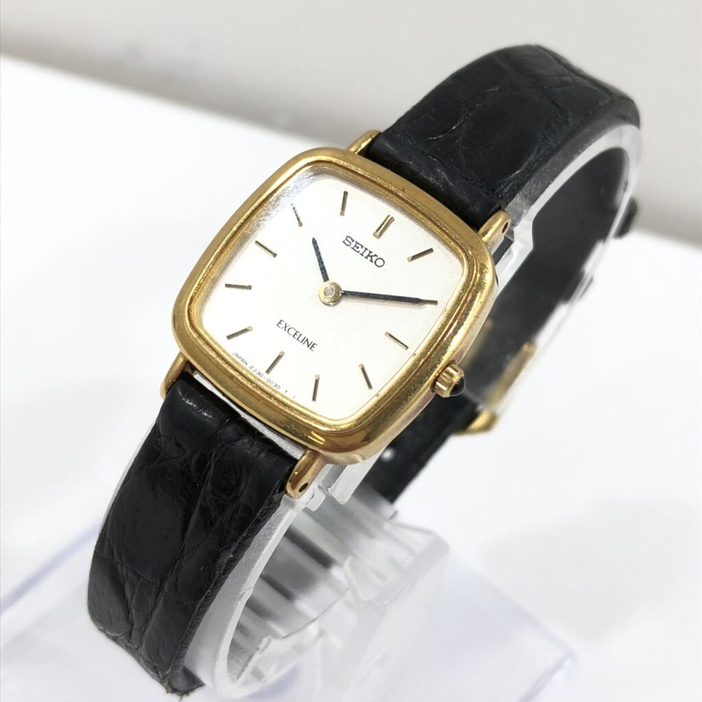 SEIKO セイコー EXCELINE エクセリーヌ 18KT 金無垢 腕時計 | 銀座屋
