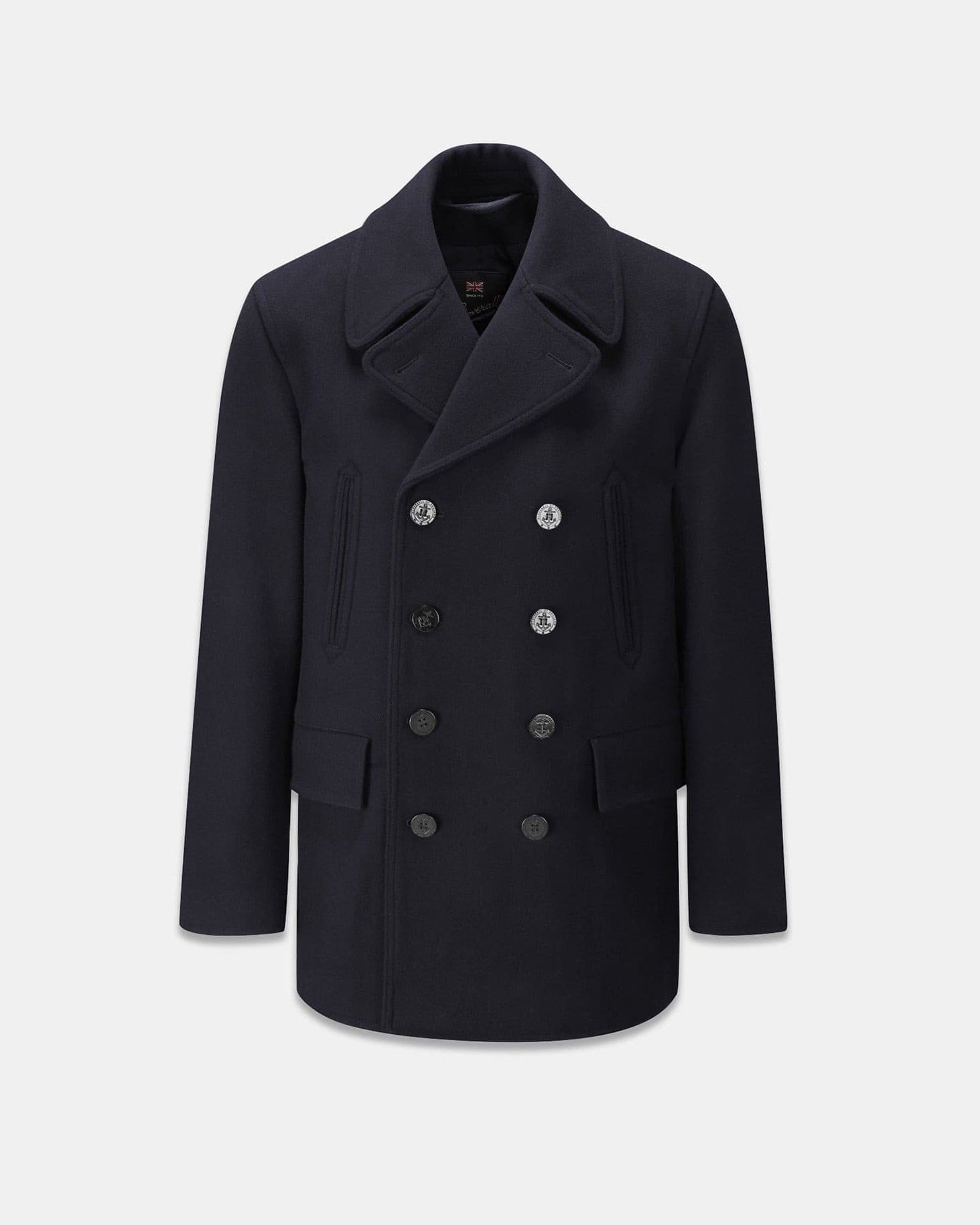 Men's Churchill Peacoat Navy | Gloverall