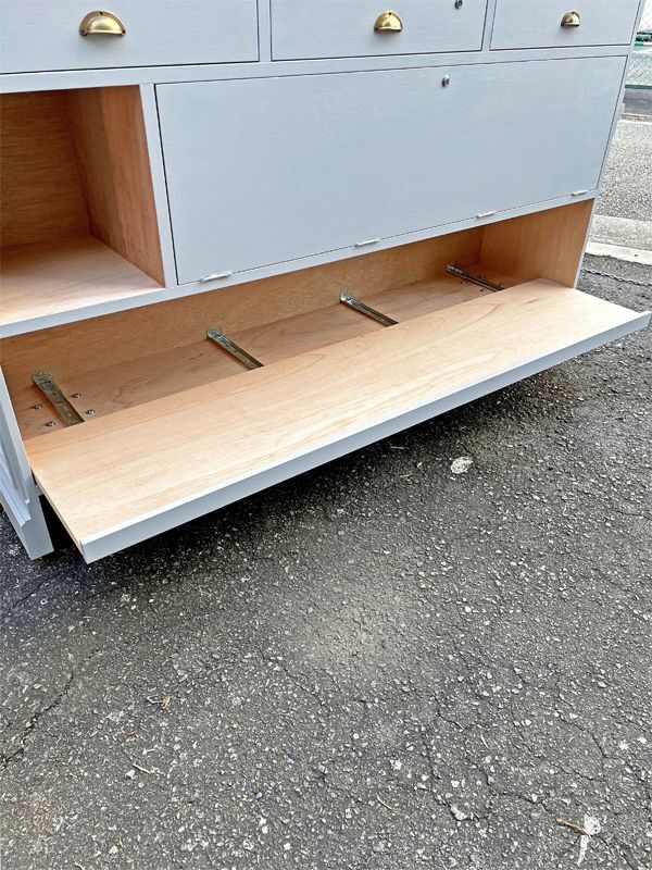 フェス出店や移動販売向けのキャスター付きレジカウンターW1800@大阪